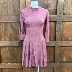 Acemi Long Sleeve Pink Dress